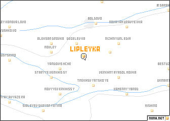 map of Lipleyka