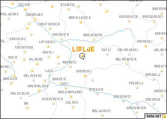 map of Liplje