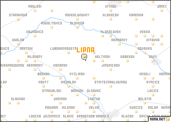 map of Lipná