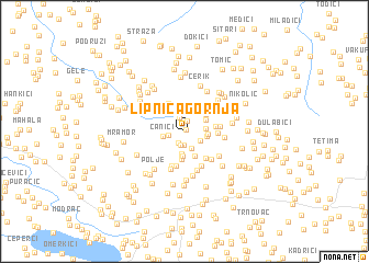 map of Lipnica Gornja