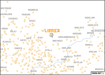 map of Lipnica