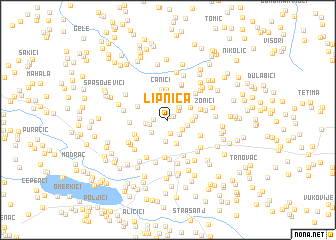 map of Lipnica