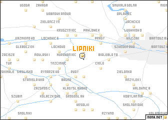 map of Lipniki