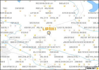 map of Lipniki