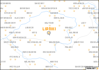 map of Lipniki