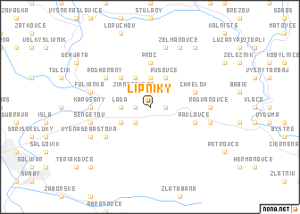 map of Lipniky