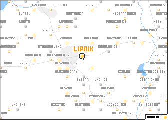 map of Lipnik