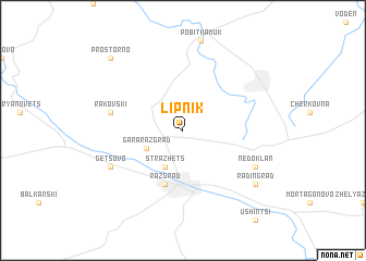 map of Lipnik