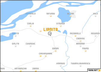 map of Lipniţa