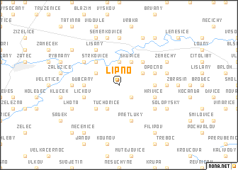 map of Lipno