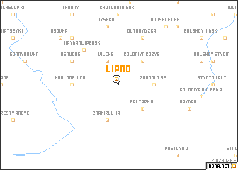 map of Lipno