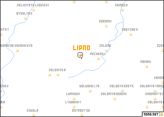 map of Lipno