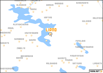 map of Lipno