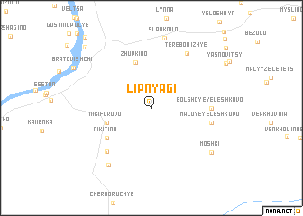 map of Lipnyagi