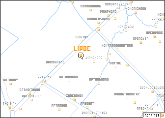 map of Líp Ốc