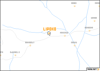 map of Lipoko