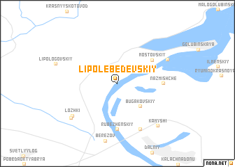 map of Lipolebedevskiy