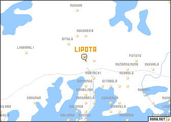 map of Lipota