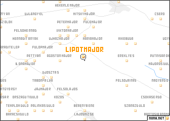 map of Lipótmajor