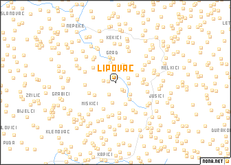 map of Lipovac