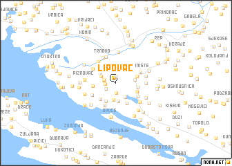 map of Lipovac