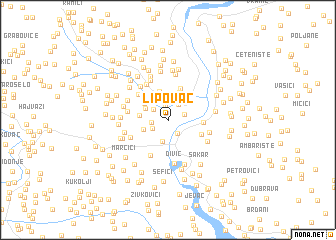 map of Lipovac