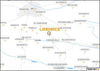 map of Lipovanca