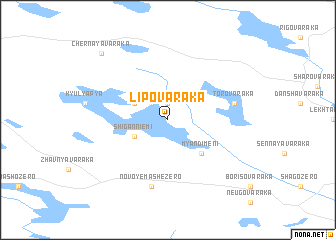 map of Lipovaraka