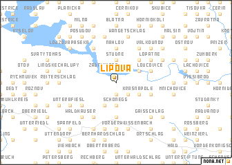 map of Lipová