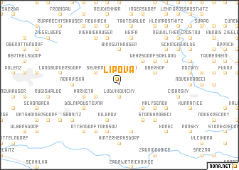 map of Lipová