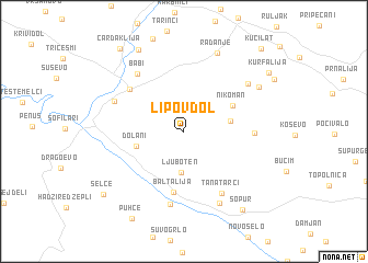 map of Lipov Dol