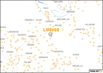 map of Lipov Do