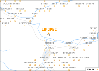 map of Lipovec