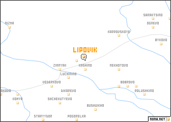 map of Lipovik