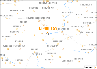 map of Lipovitsy