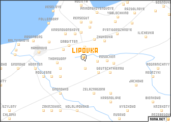 map of Lipovka