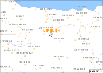 map of Lipovka