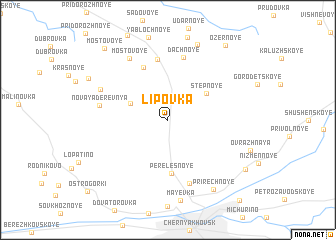 map of Lipovka