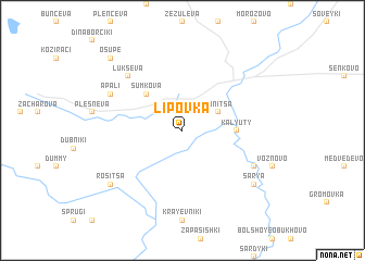 map of Lipovka