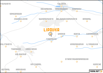 map of Lipovka