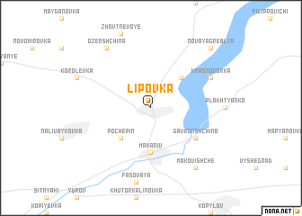 map of Lipovka