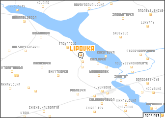 map of Lipovka