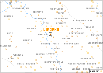 map of Lipovka