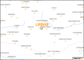 map of Lipovka