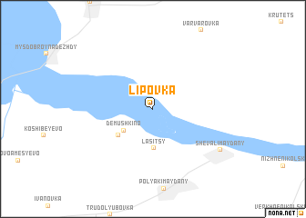 map of Lipovka