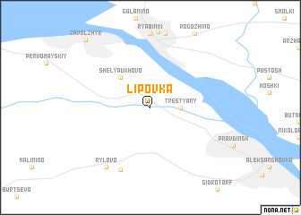 map of Lipovka