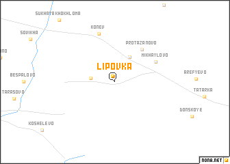 map of Lipovka