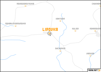 map of Lipovka