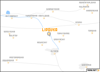 map of Lipovka