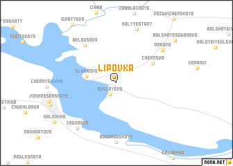 map of Lipovka